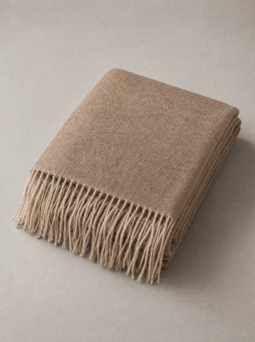 Sheep Wool Throw — Natural