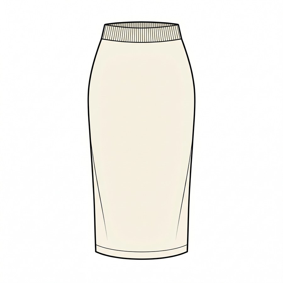 Pencil Skirt, Midi
