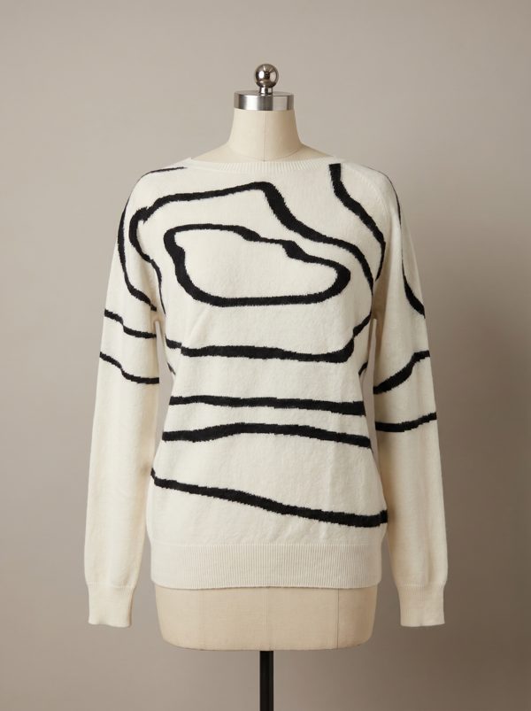 Gurvan Line-Motif Crewneck
