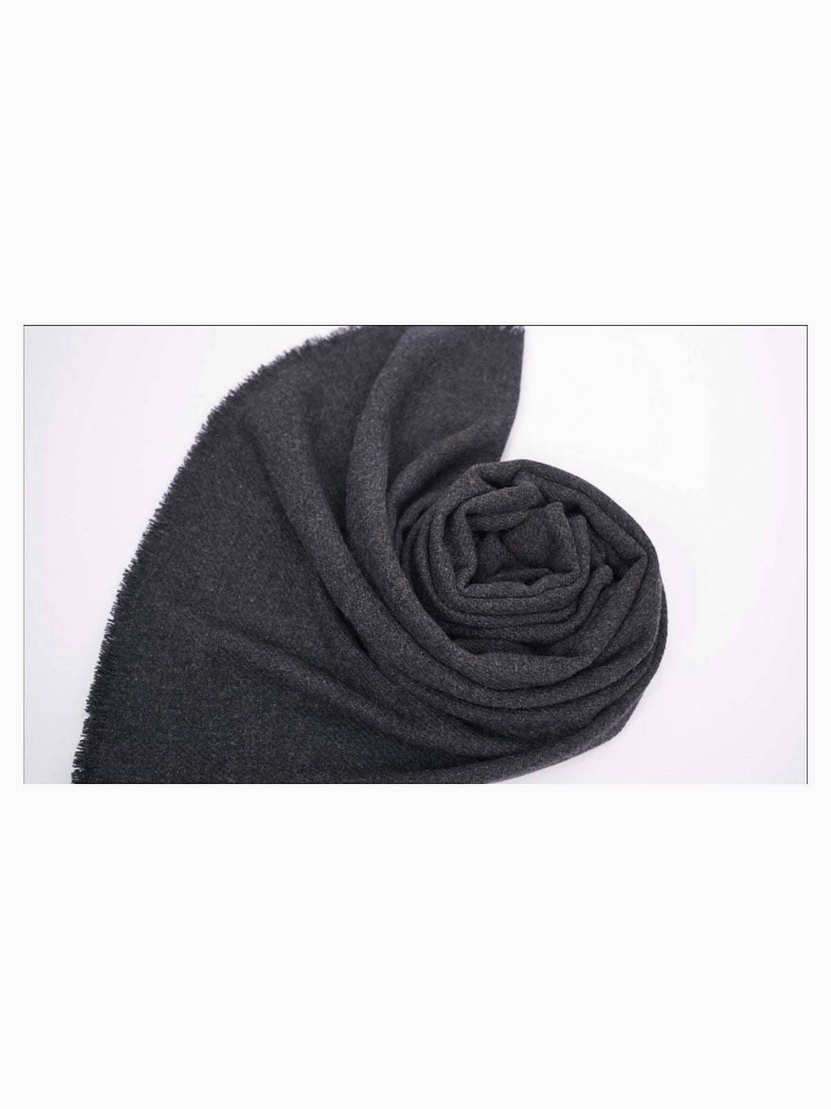 Cashmere Shawl · Graphite — flat