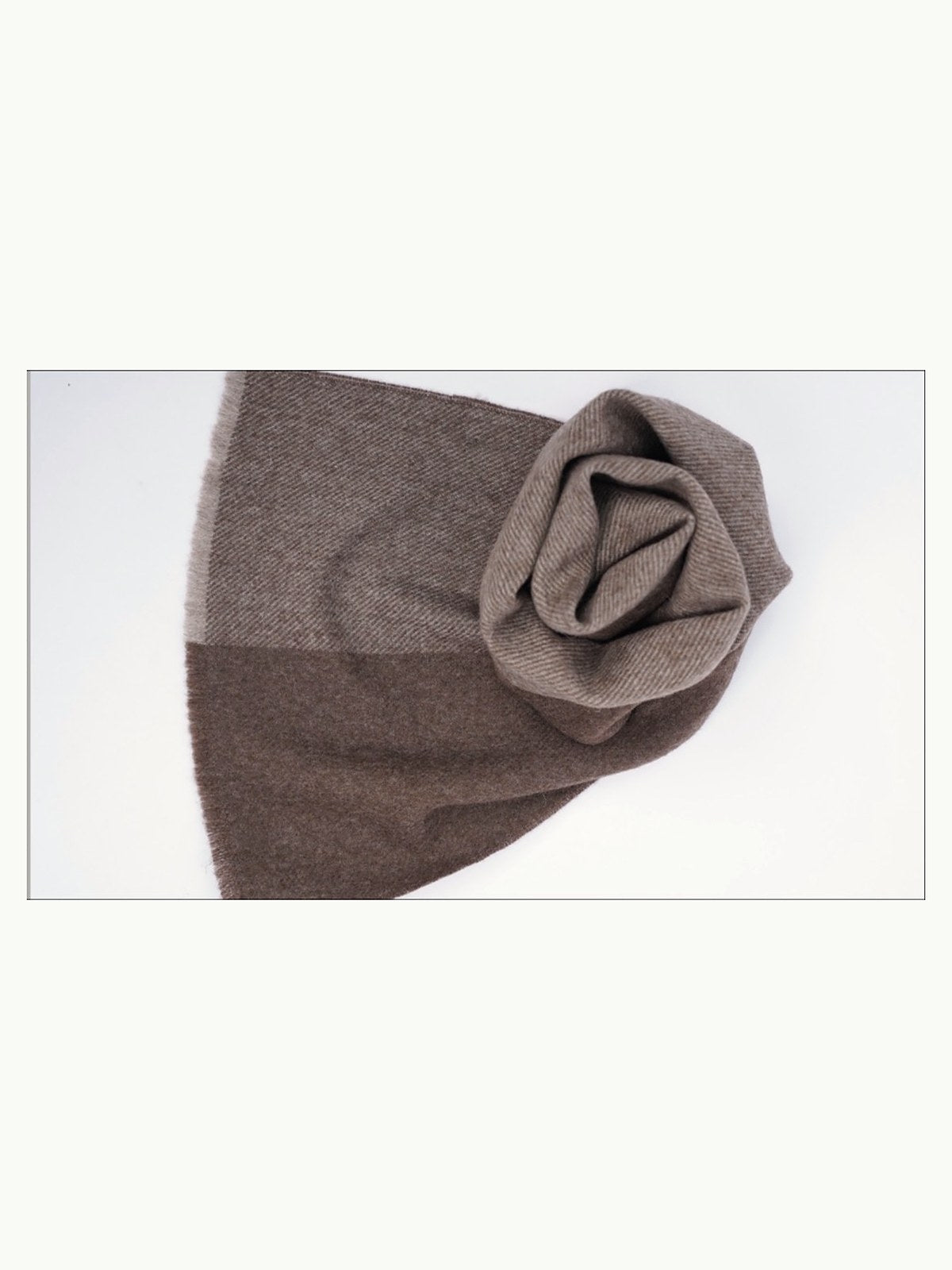 Cashmere Shawl · Taupe — flat