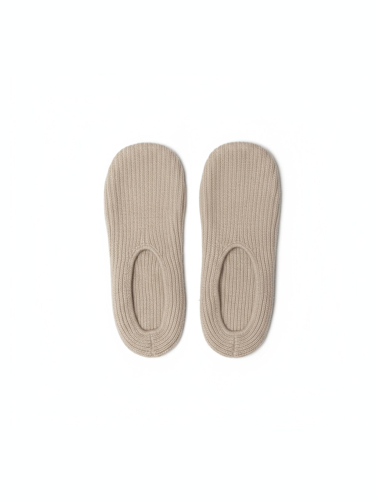 Cashmere Slip-Ons · Oatmeal — flat