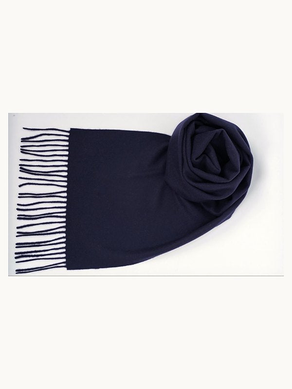 Klassischer Kaschmirschal · Navy