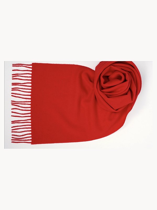 Klassischer Kaschmirschal · Scarlet