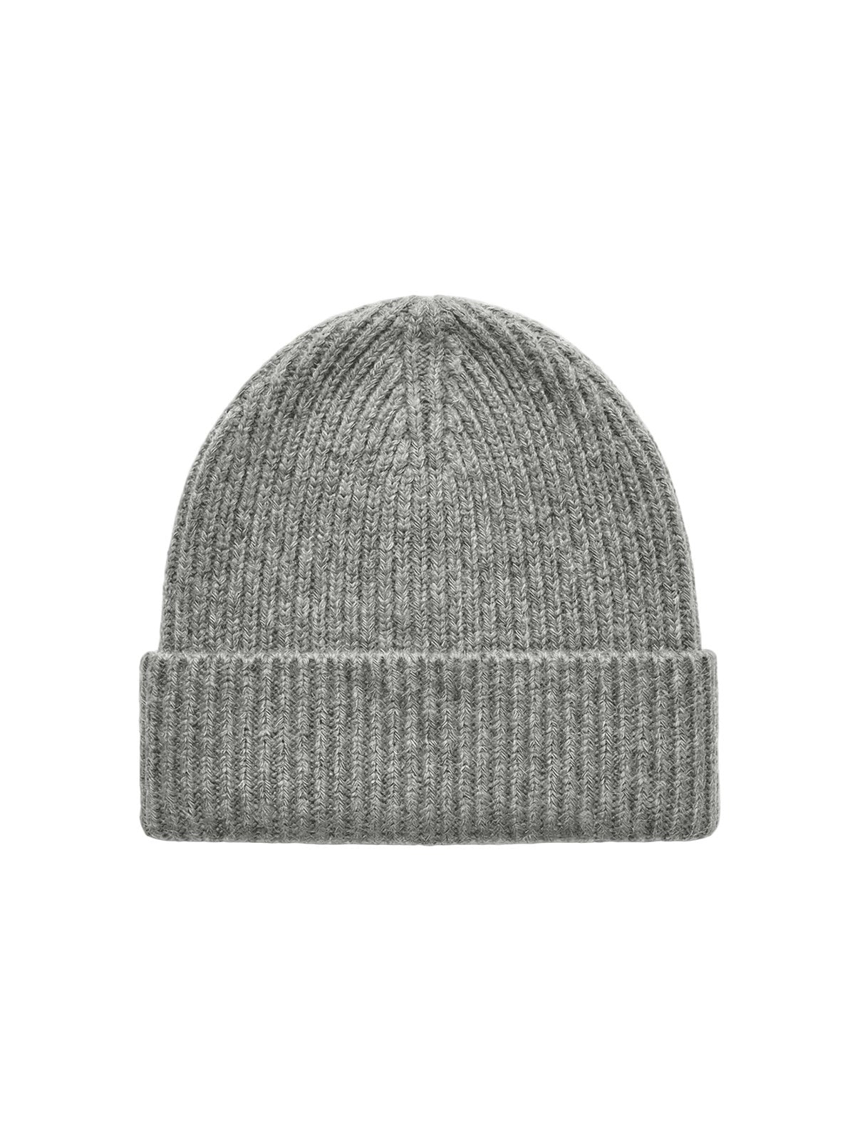 Lily Delicate Cashmere Beanie · Grey — flat