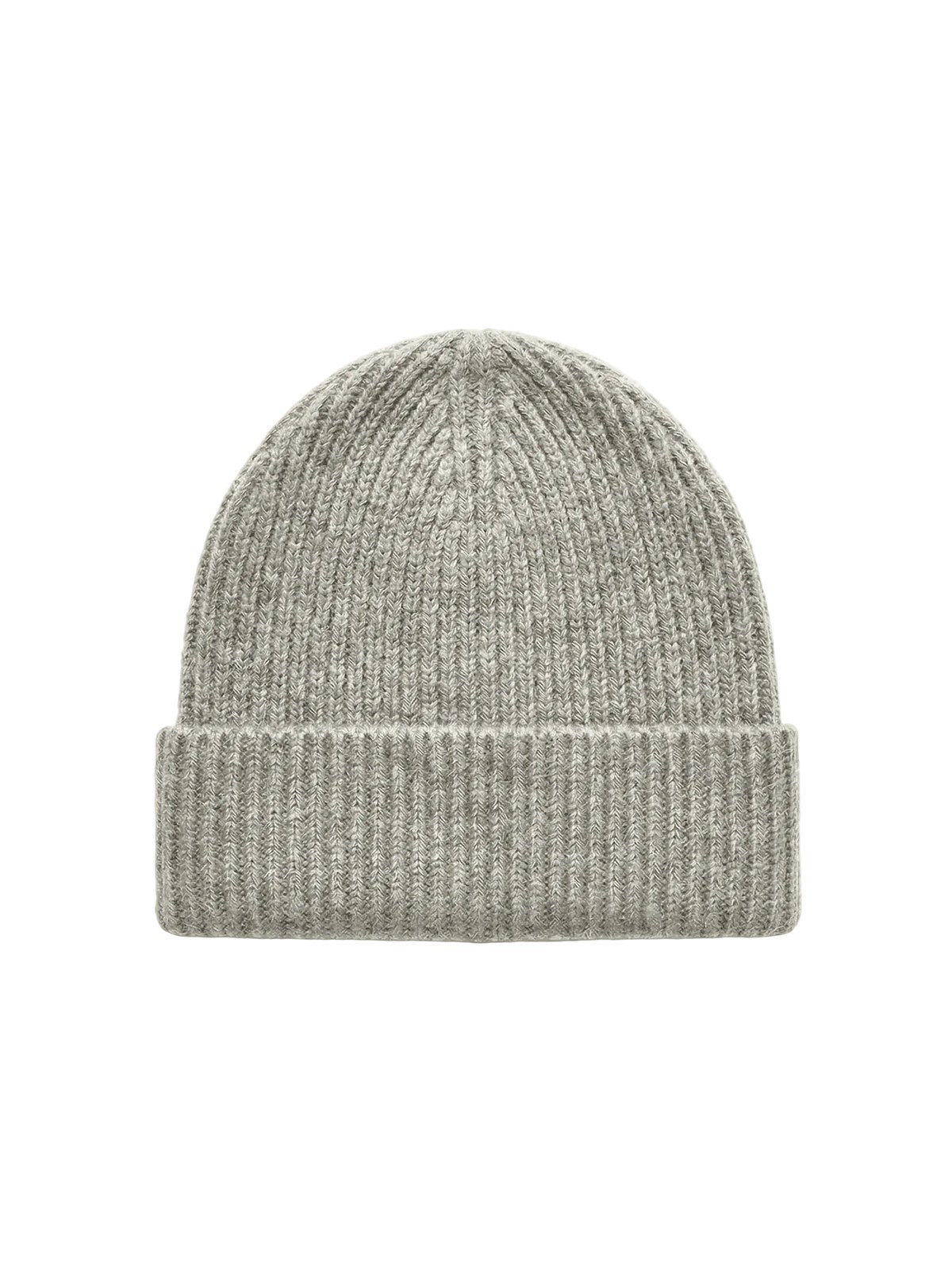 Lily Delicate Cashmere Beanie · Light Grey — flat
