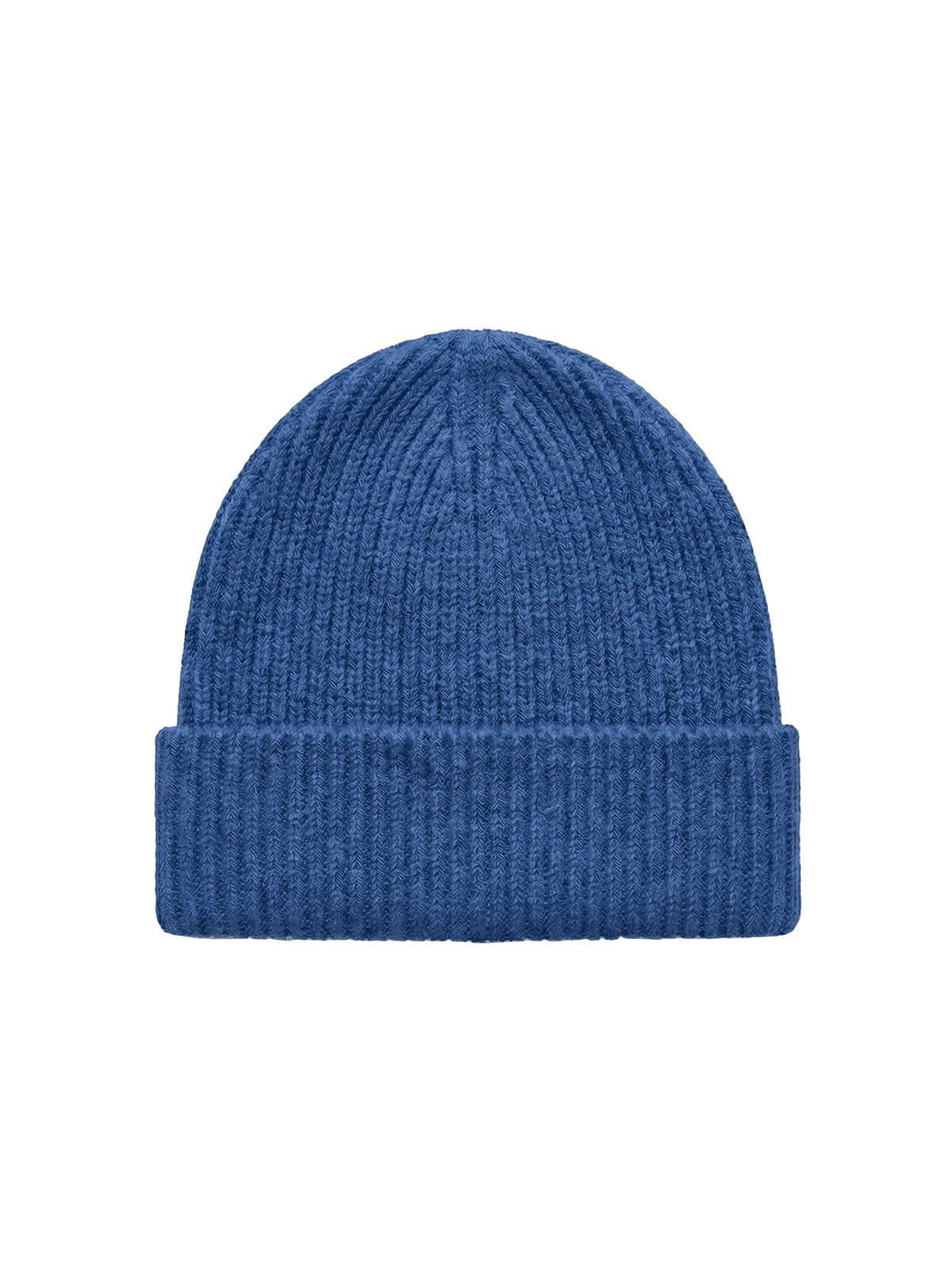 Lily Delicate Cashmere Beanie · Navy — flat