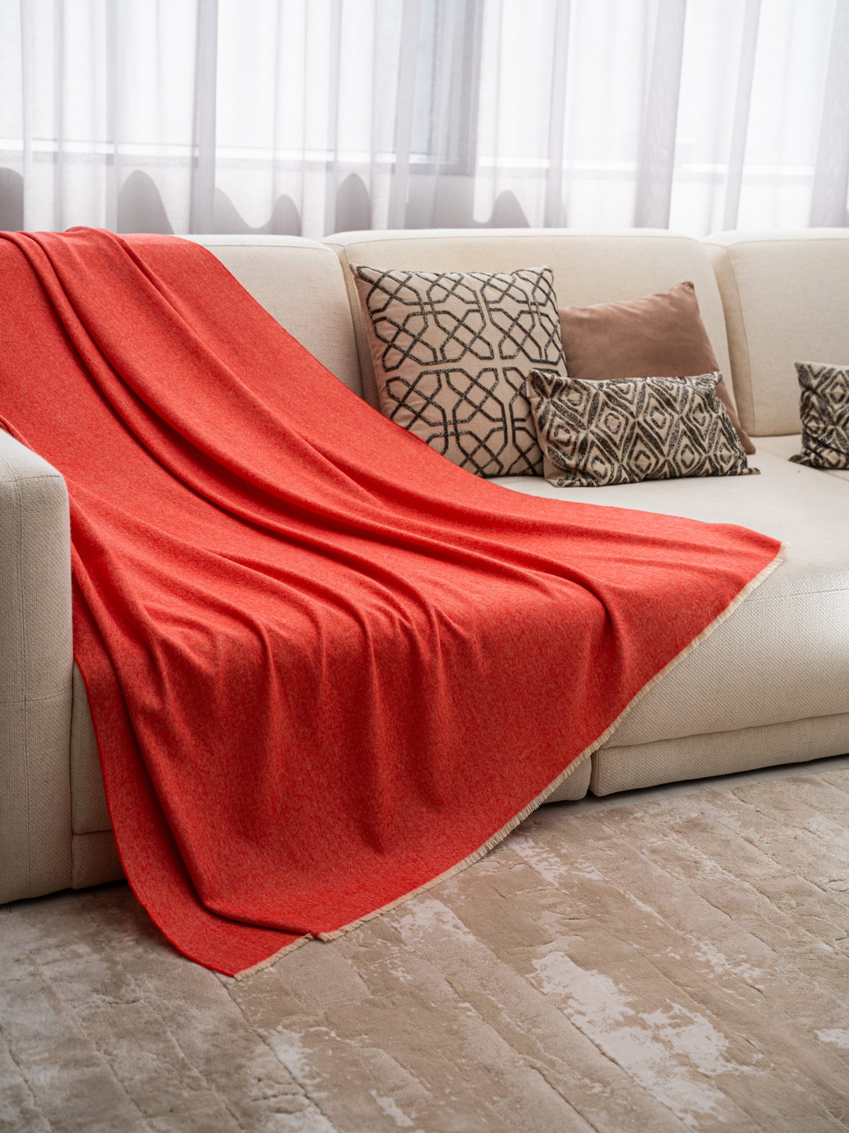 Aldebaran Plaid · Coral — Ansicht 1