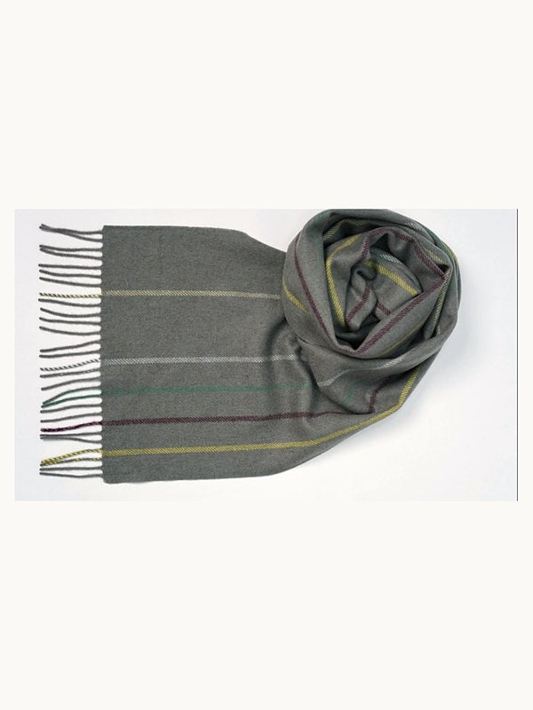 Gestreifter Kaschmirschal · Grey Stripe
